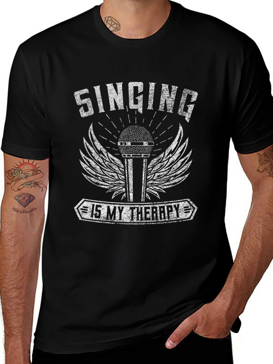 Singing is My Therapy Graphic Tee