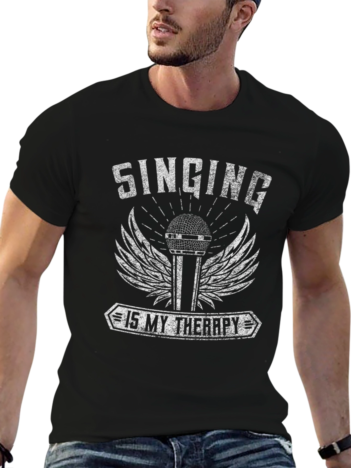 Singing is My Therapy Graphic Tee