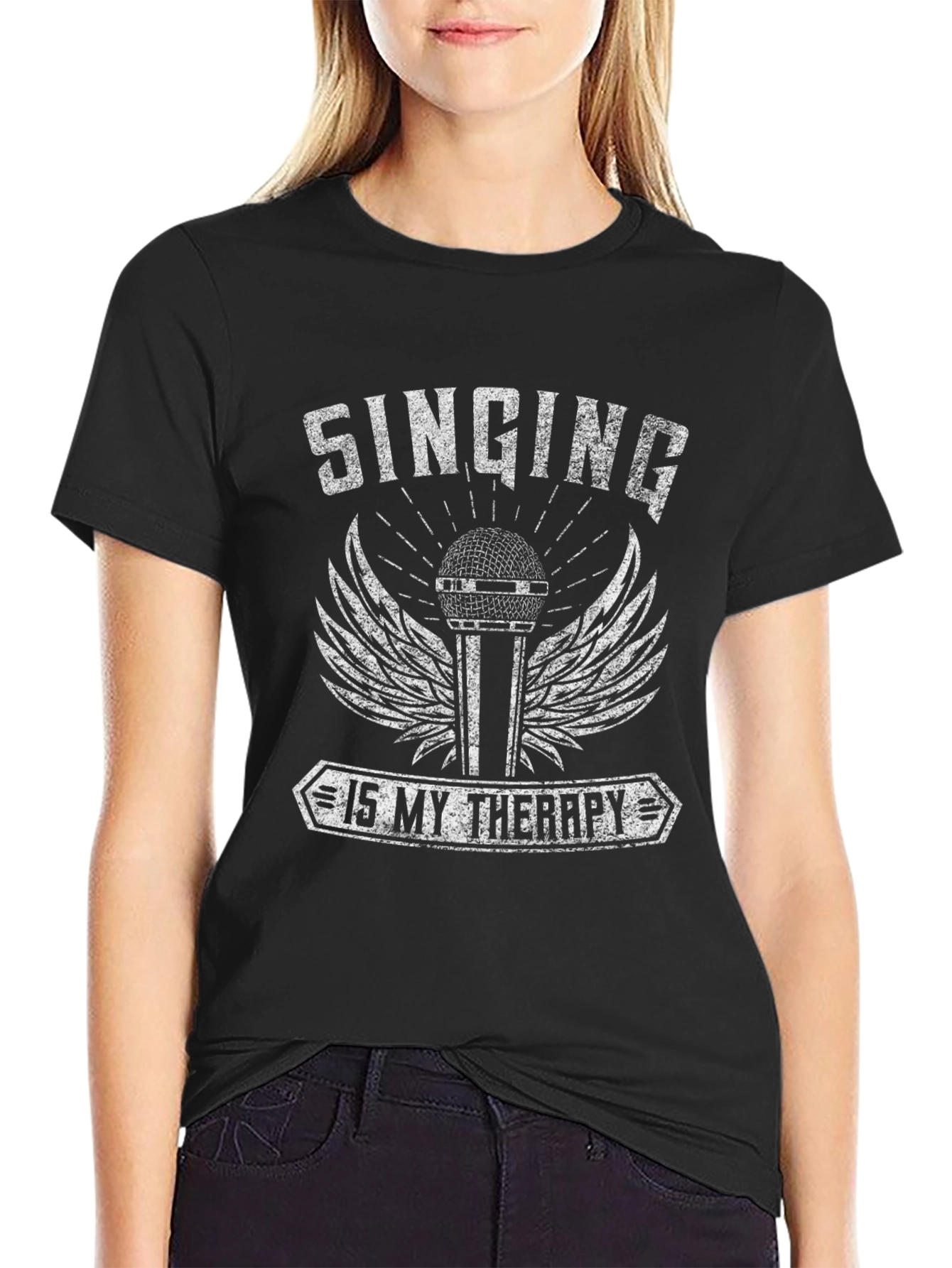 Singing is My Therapy Graphic Tee