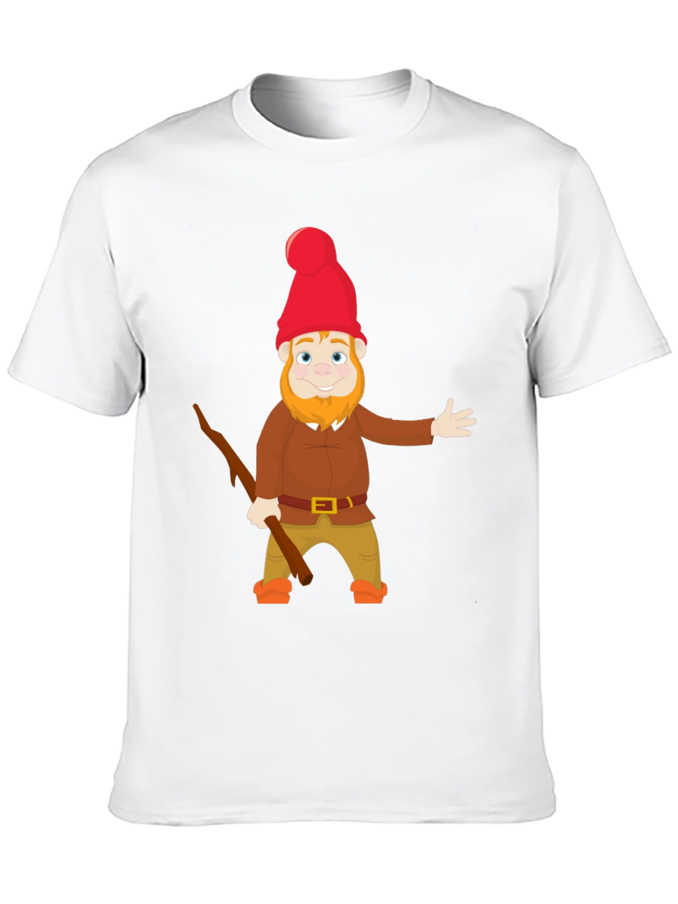 Gnome Graphic T-Shirt - Whimsical Cartoon Design