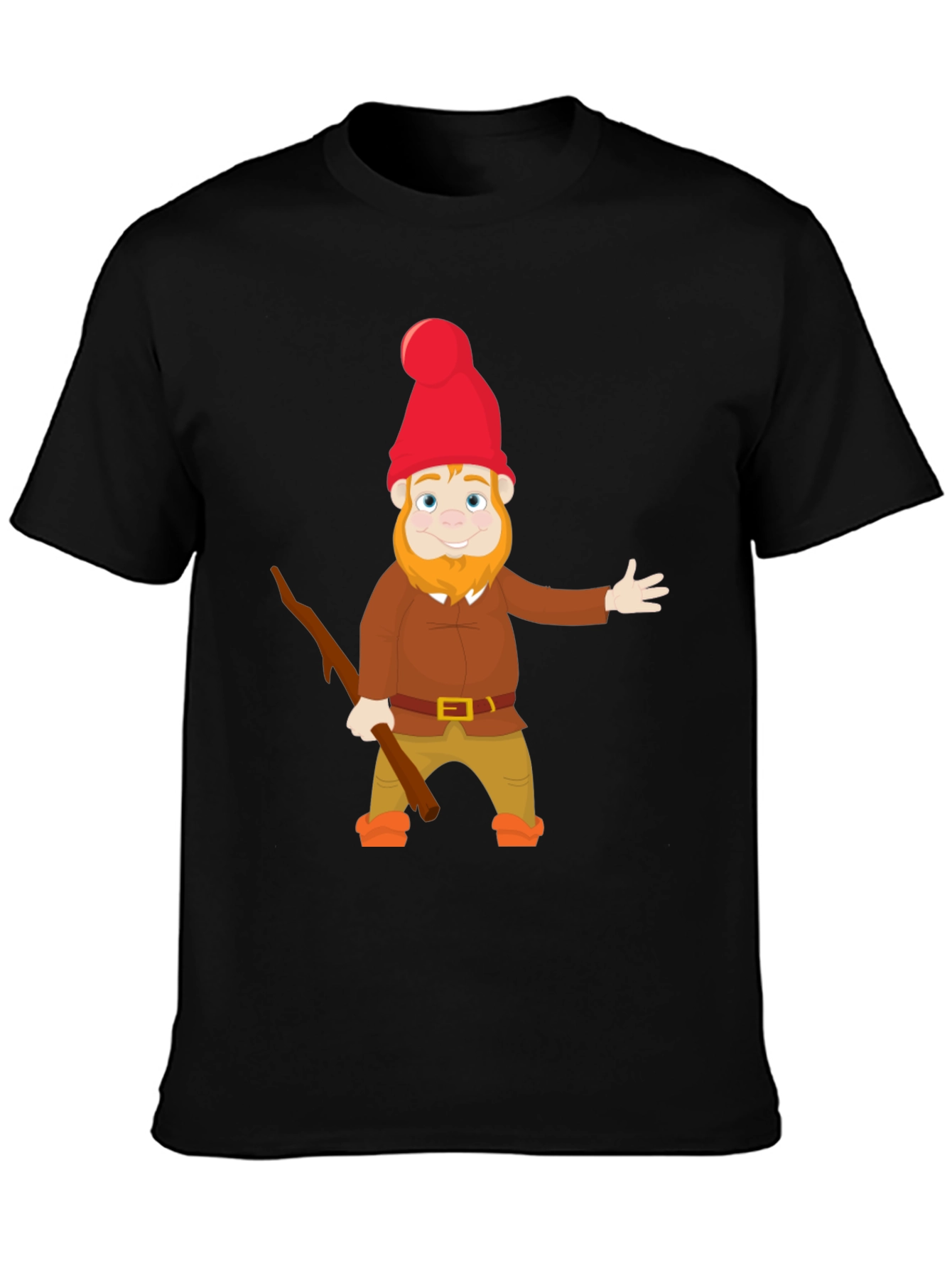 Gnome Graphic T-Shirt - Whimsical Cartoon Design