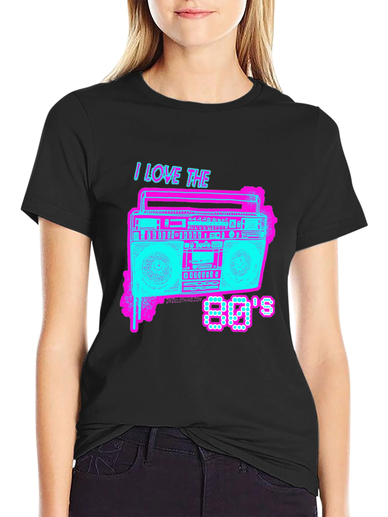 I Love the 80s Retro Boombox T-Shirt