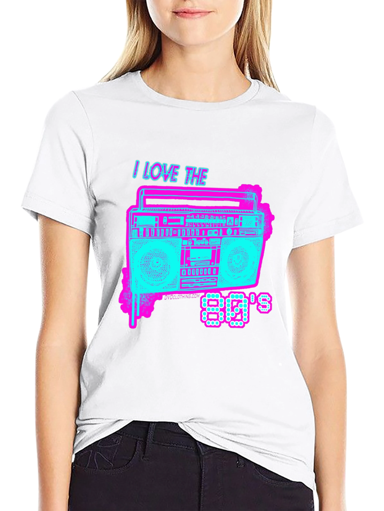 I Love the 80s Retro Boombox T-Shirt