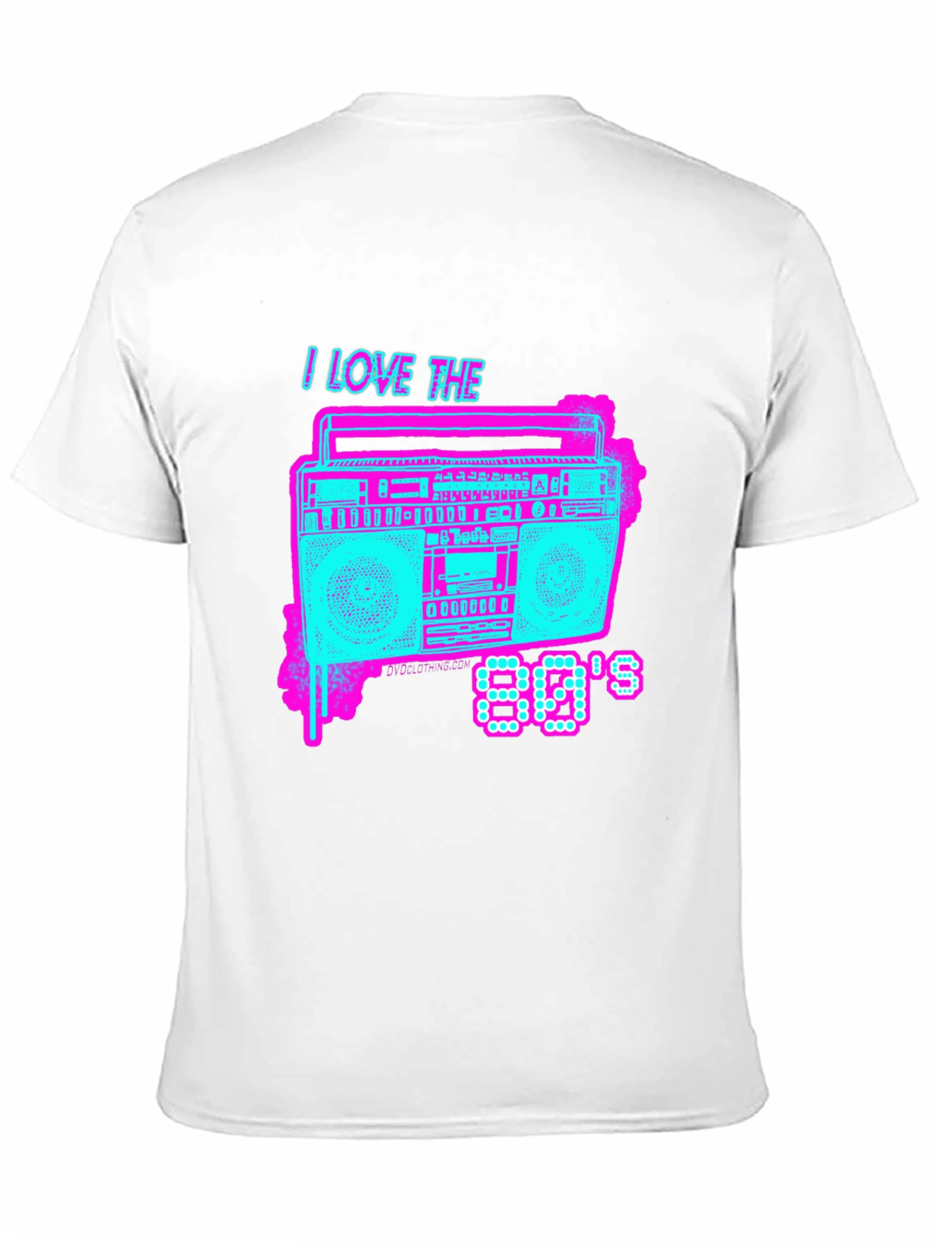 I Love the 80s Retro Boombox T-Shirt