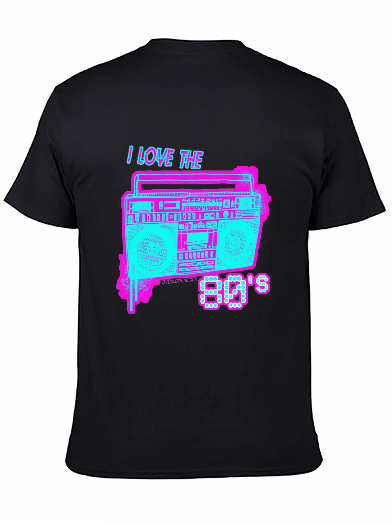 I Love the 80s Retro Boombox T-Shirt