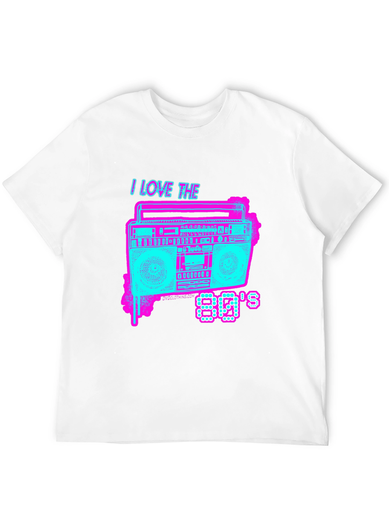 I Love the 80s Retro Boombox T-Shirt