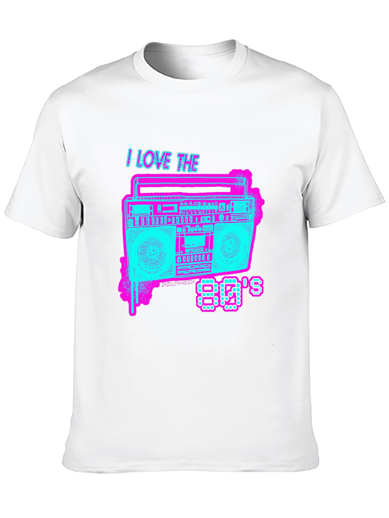 I Love the 80s Retro Boombox T-Shirt