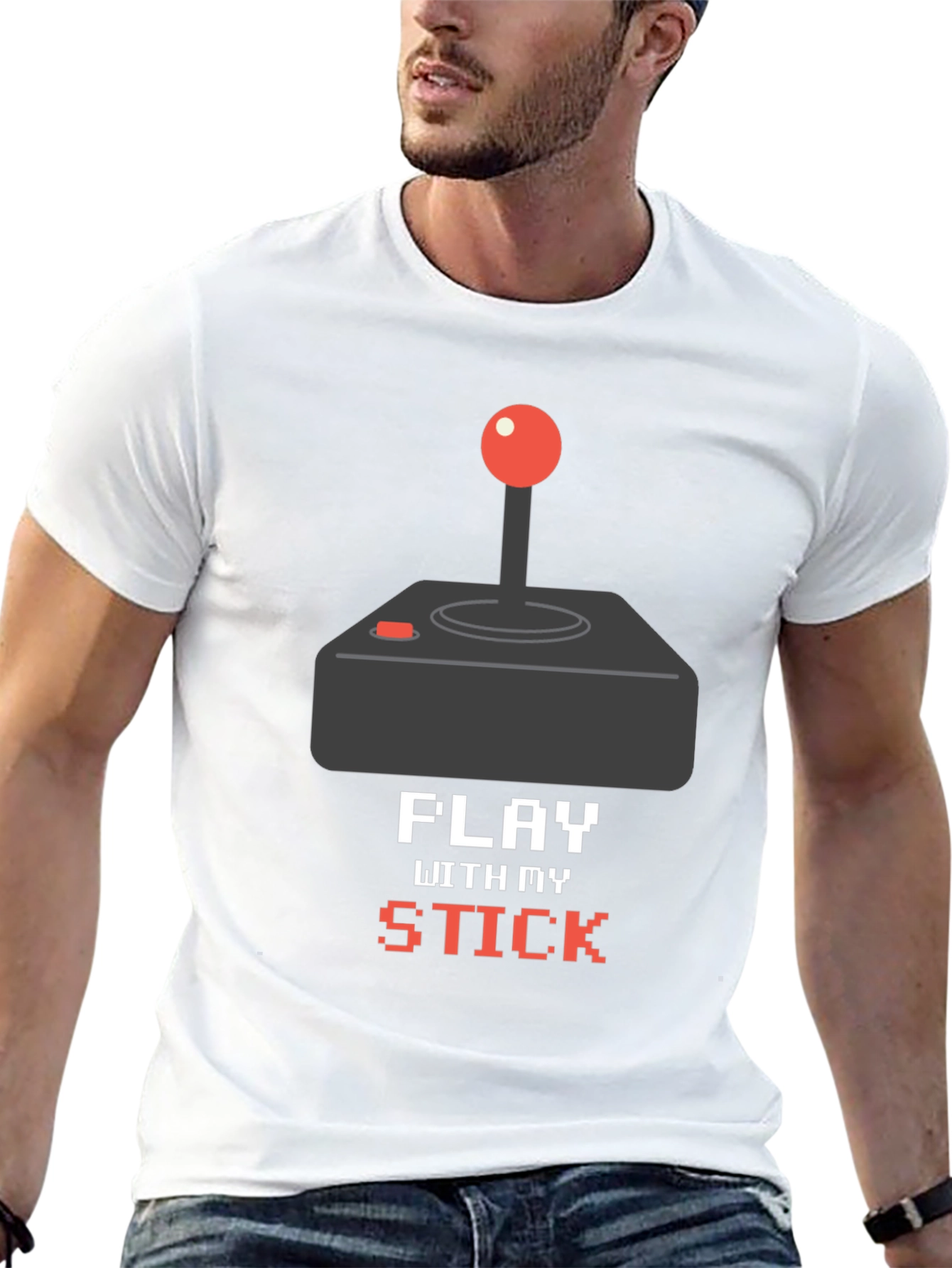 Play With My Stick Gamer T-Shirt