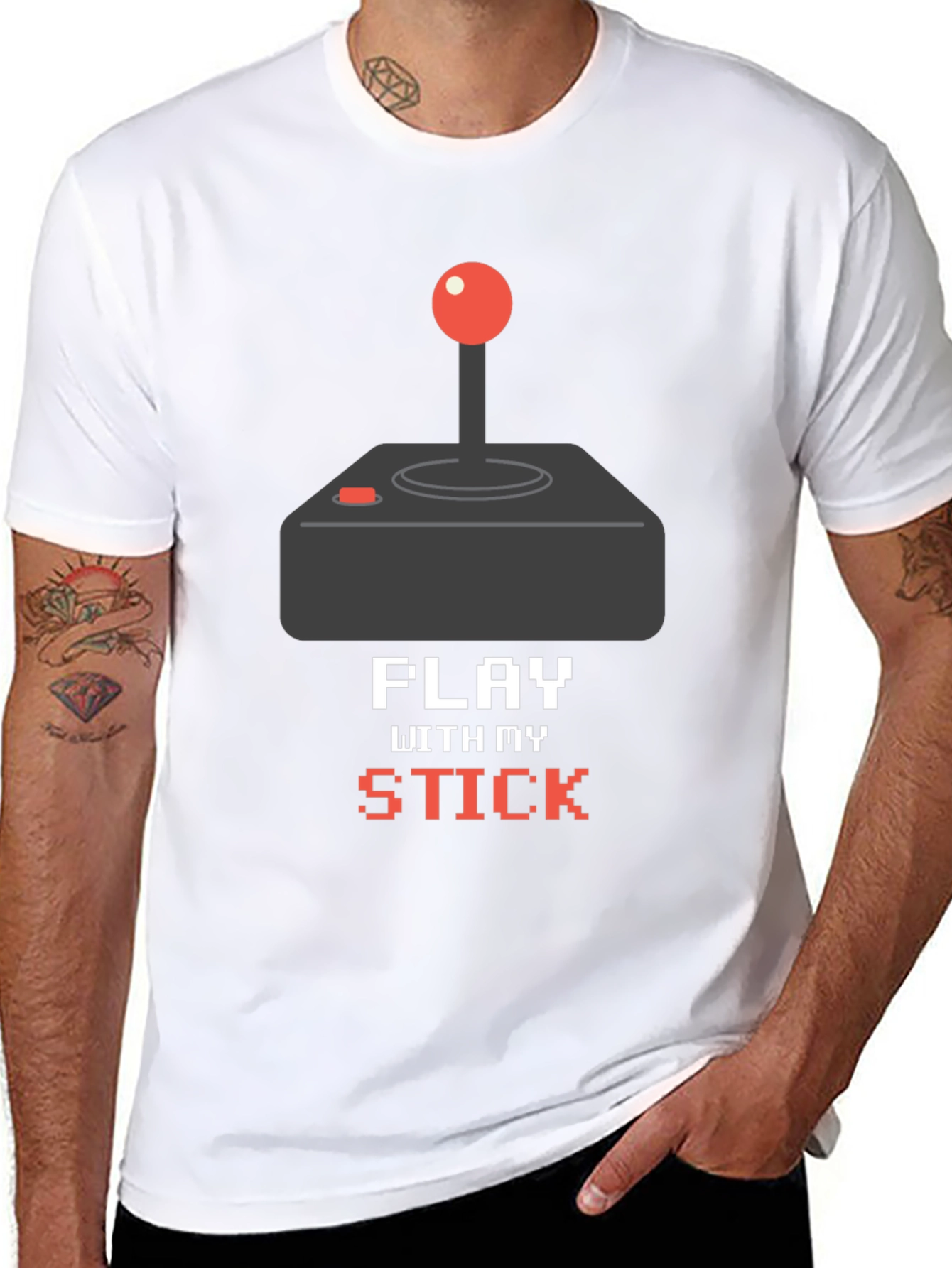 Play With My Stick Gamer T-Shirt