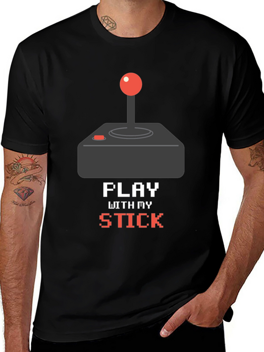 Play With My Stick Gamer T-Shirt