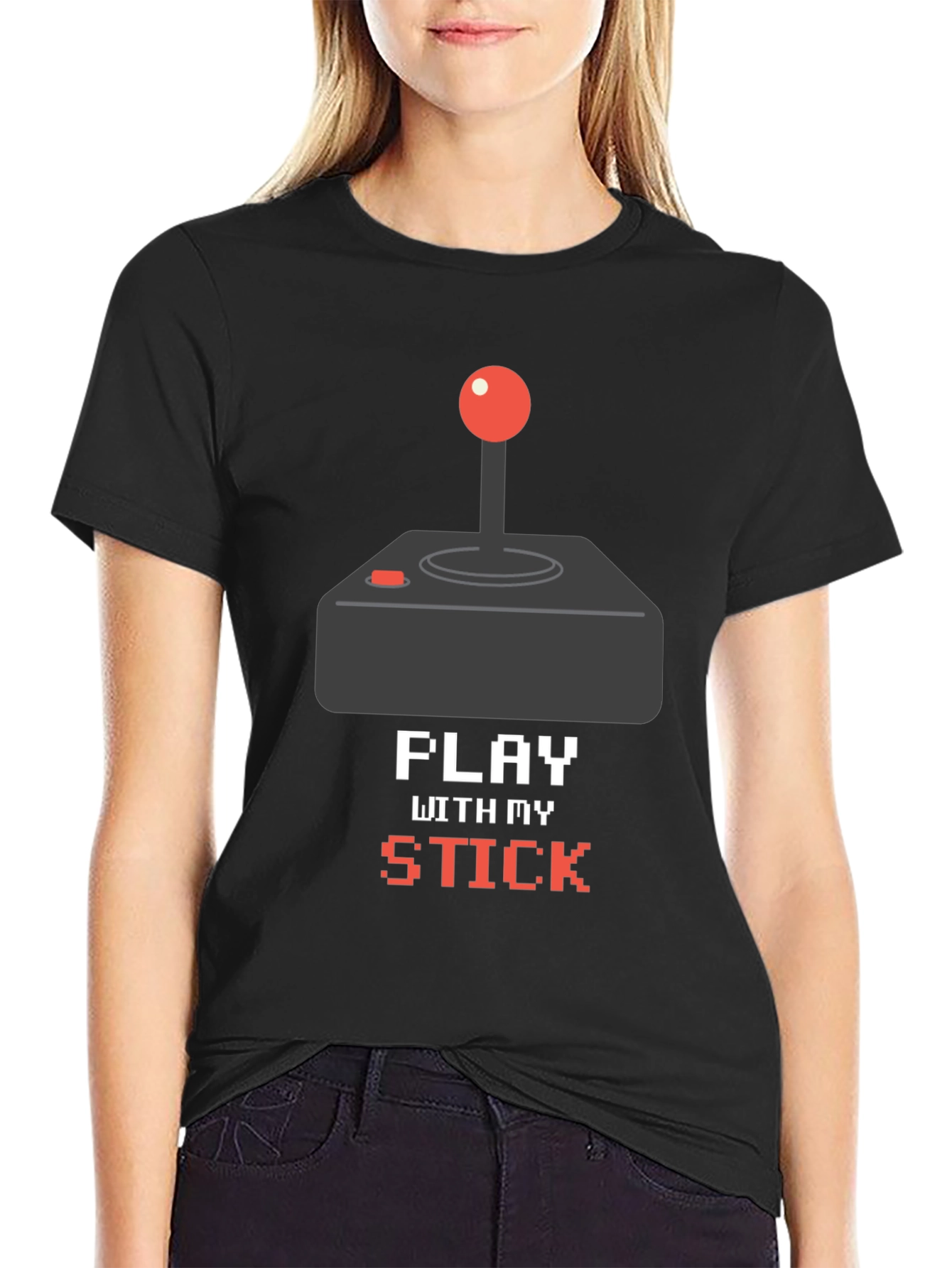 Play With My Stick Gamer T-Shirt