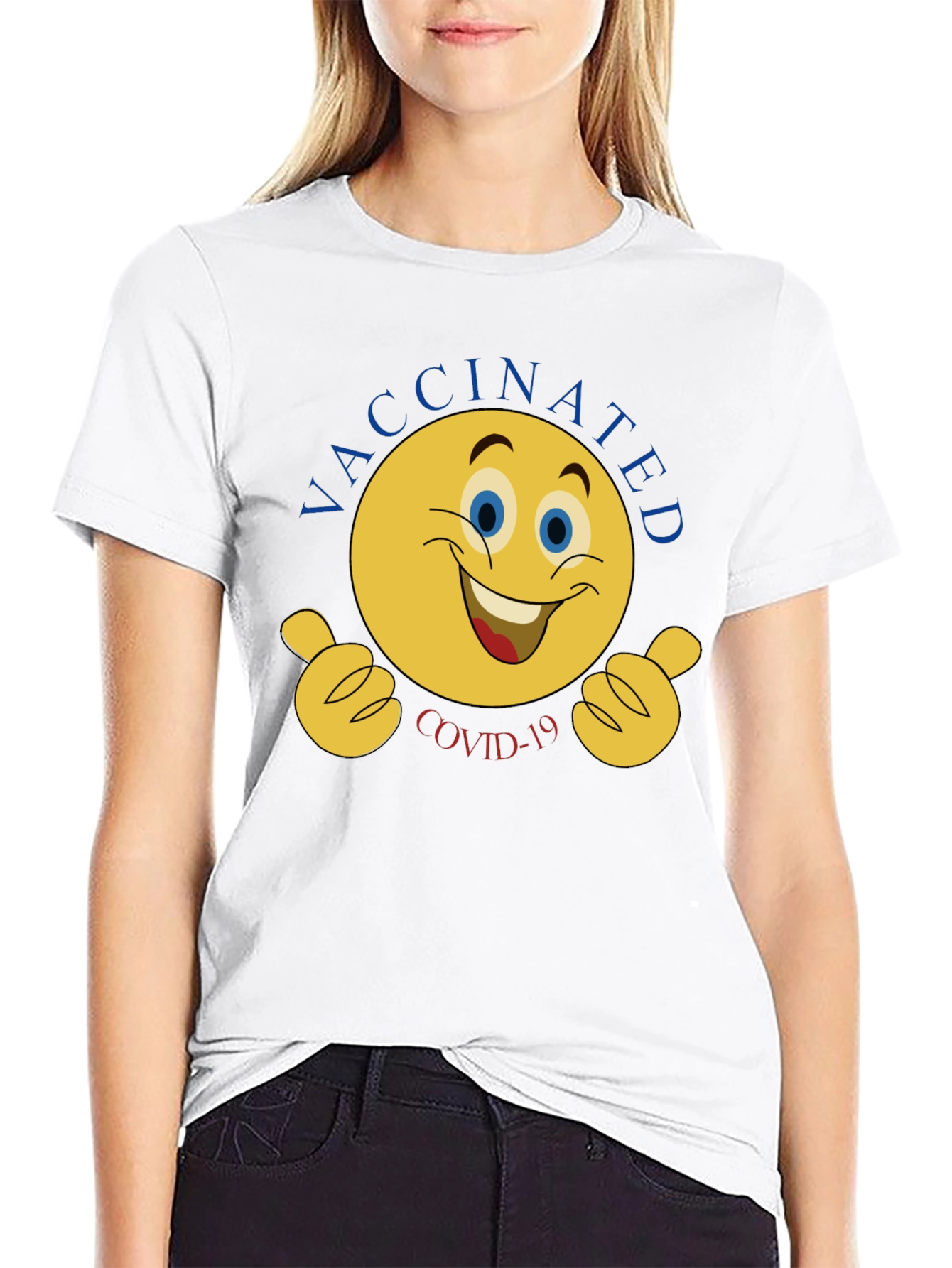 Vaccinated COVID-19 Graphic T-Shirt