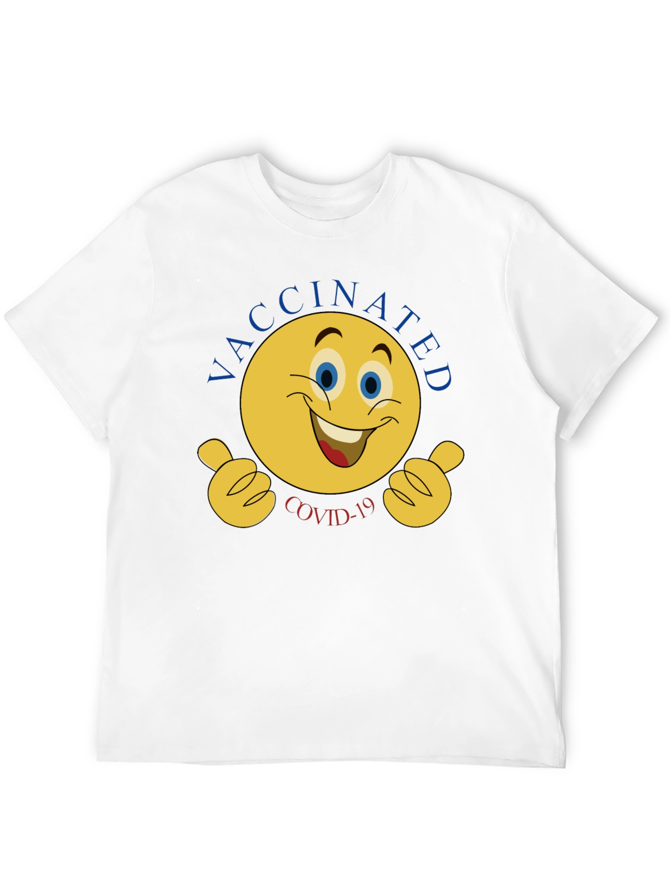 Vaccinated COVID-19 Graphic T-Shirt