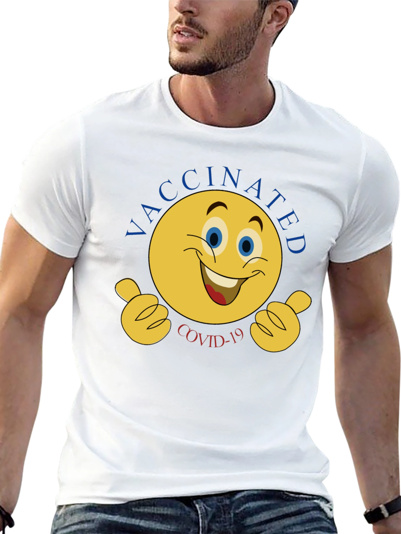 Vaccinated COVID-19 Graphic T-Shirt