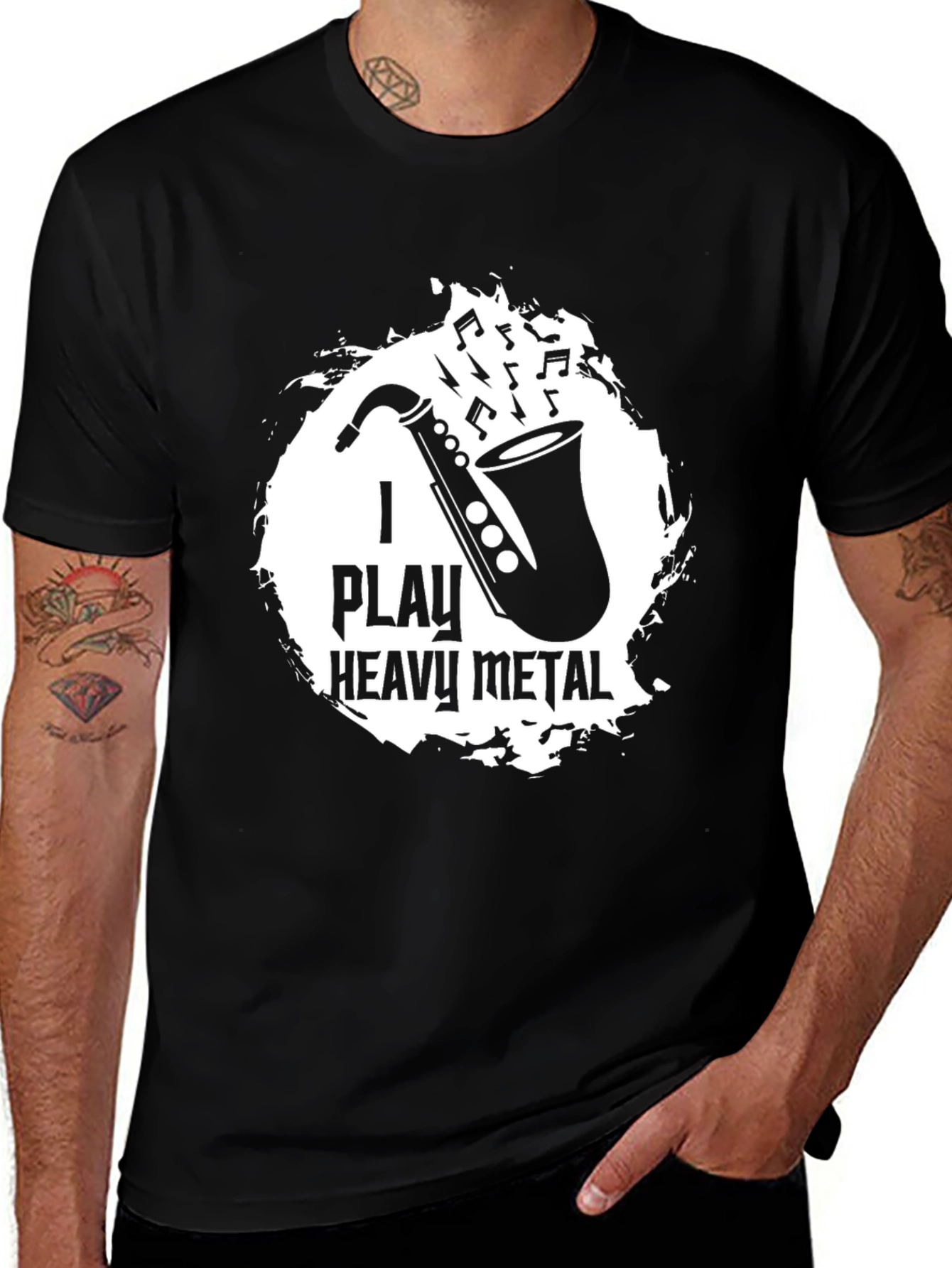 I Play Heavy Metal Saxophone T-Shirt