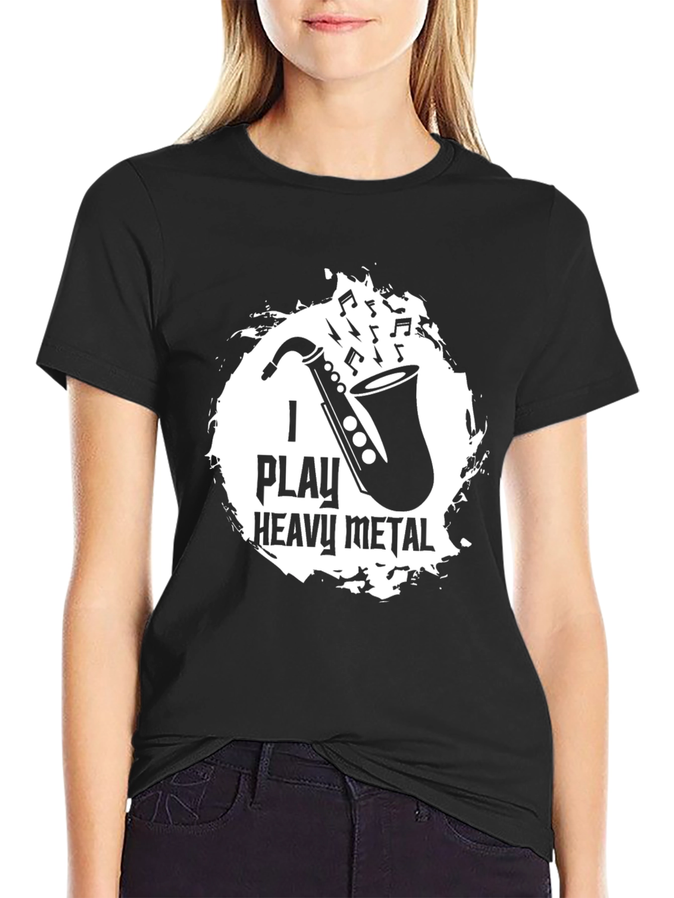 I Play Heavy Metal Saxophone T-Shirt