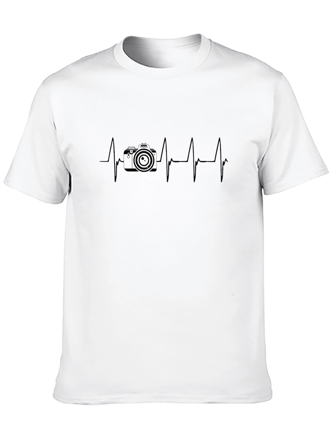 Camera Heartbeat T-Shirt - Photographers Essential!