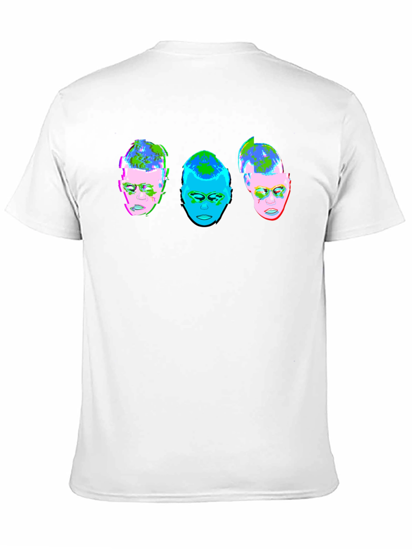 Abstract Face T-Shirt - Unique Graphic Tee