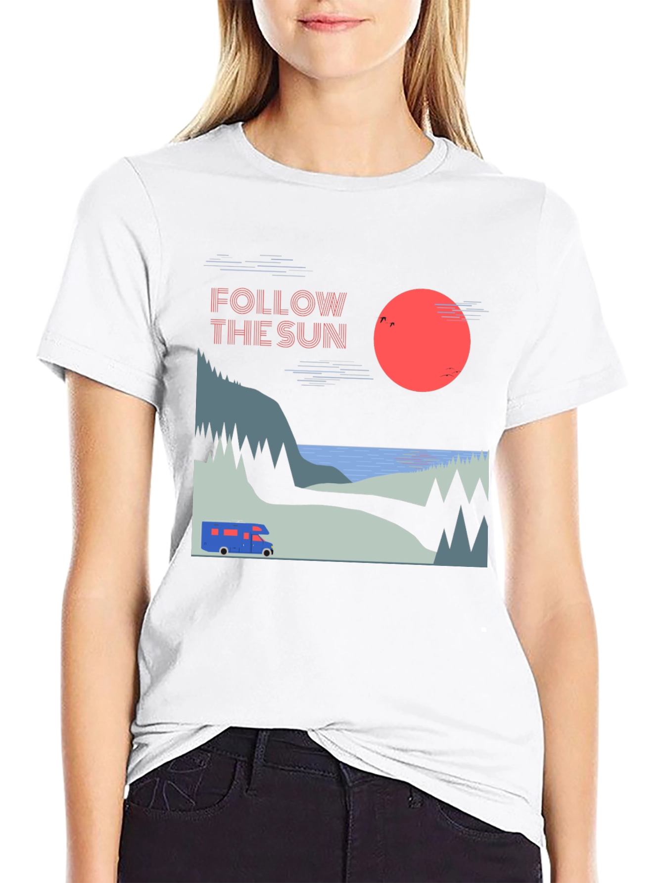 Follow The Sun Graphic T-Shirt - Adventure Ready!
