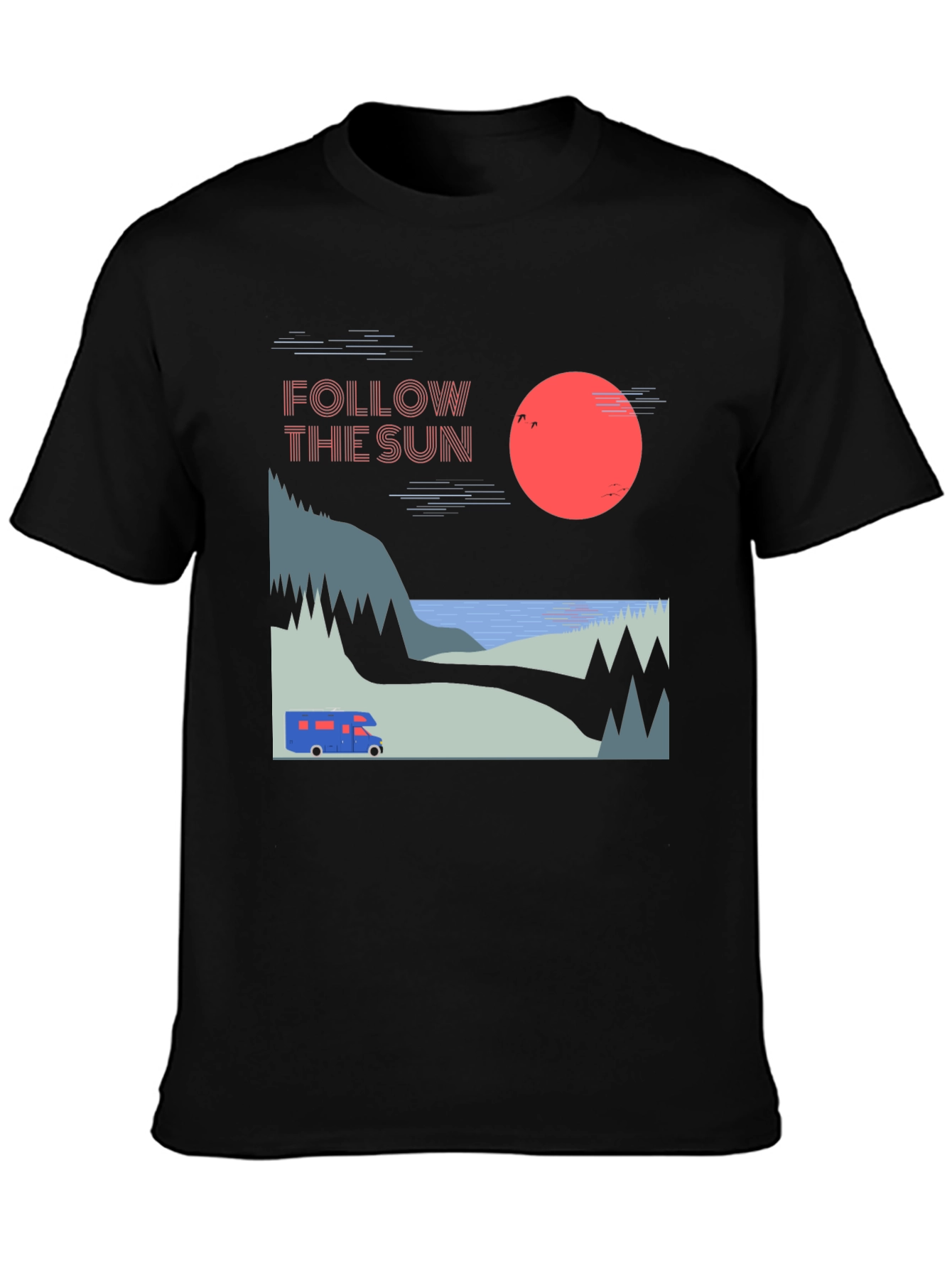 Follow The Sun Graphic T-Shirt - Adventure Ready!
