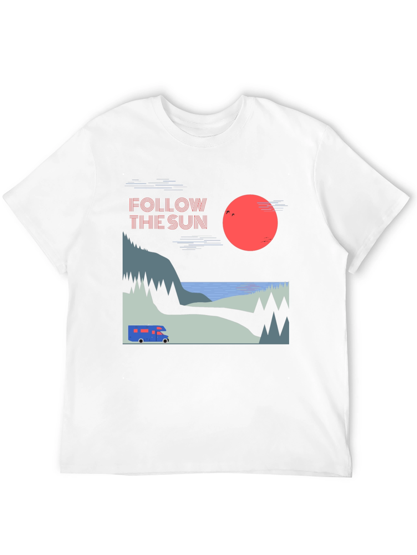 Follow The Sun Graphic T-Shirt - Adventure Ready!