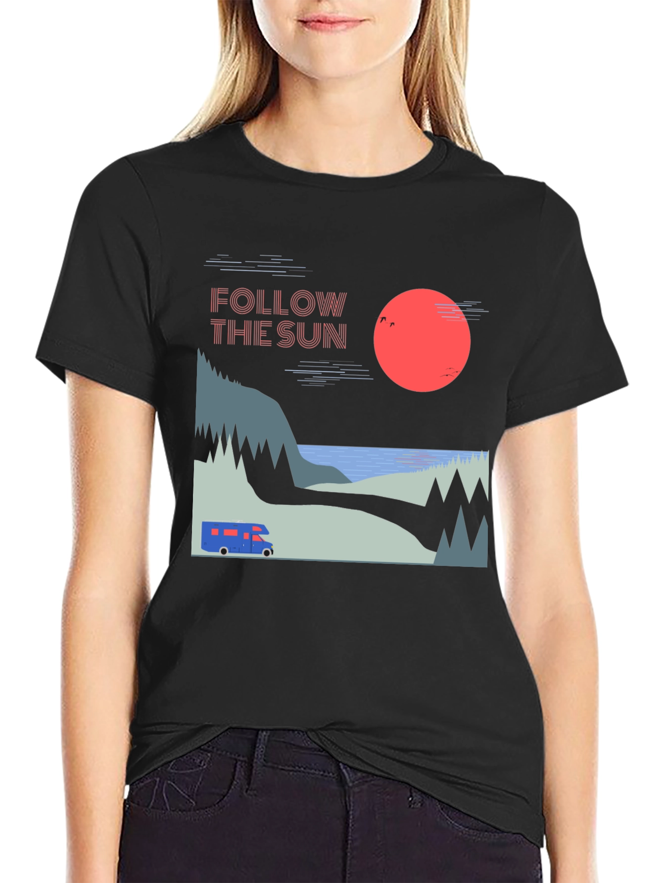 Follow The Sun Graphic T-Shirt - Adventure Ready!