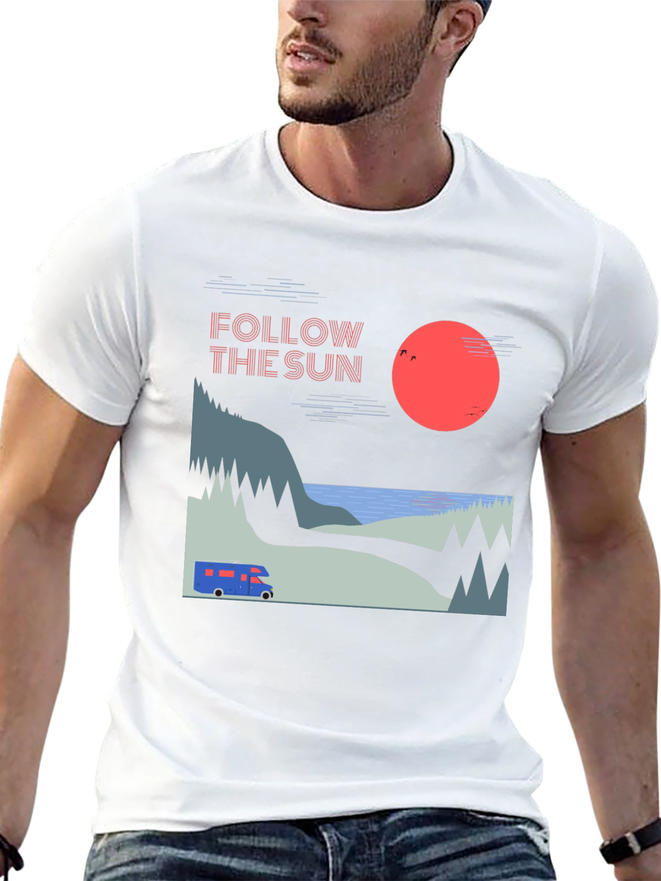 Follow The Sun Graphic T-Shirt - Adventure Ready!