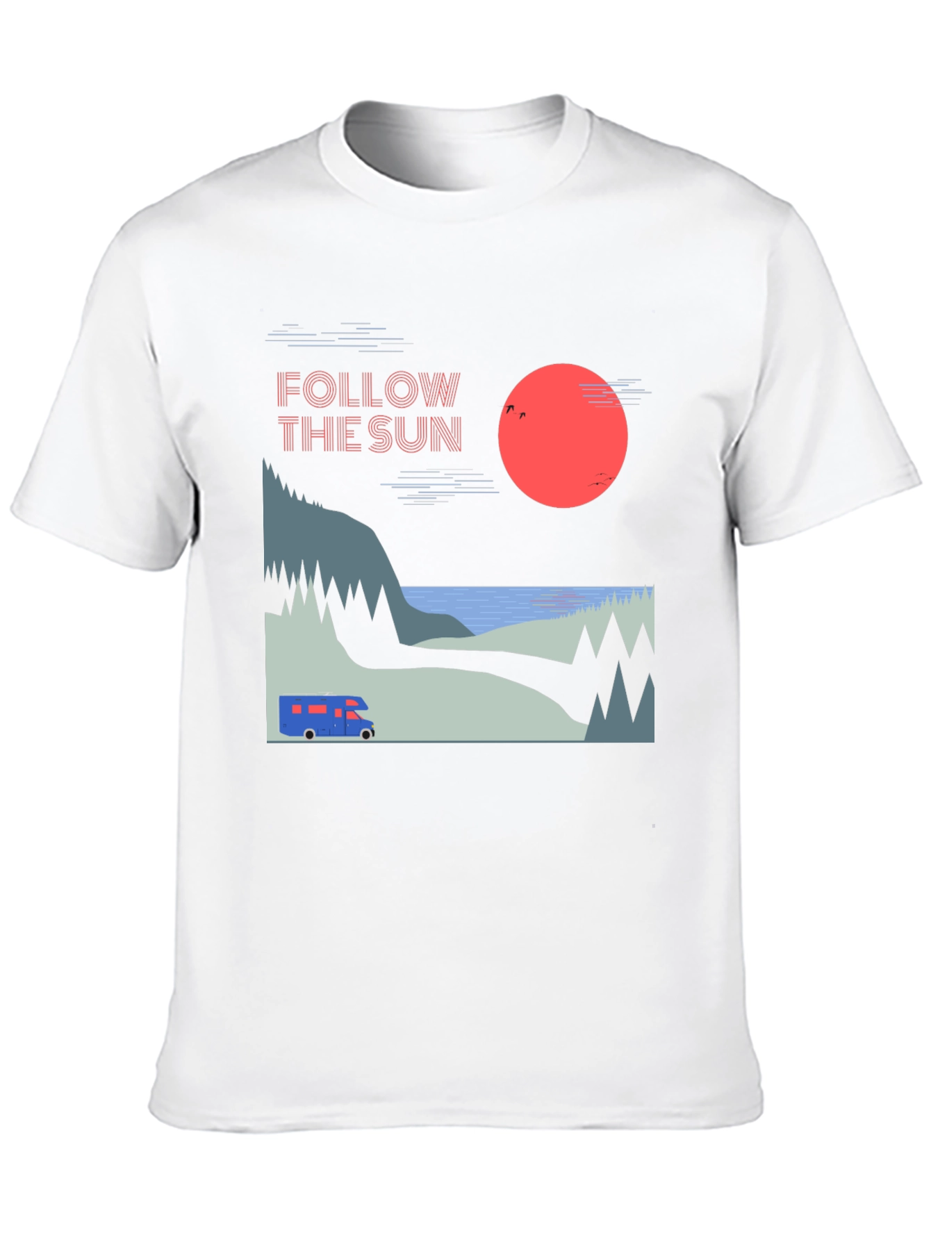 Follow The Sun Graphic T-Shirt - Adventure Ready!