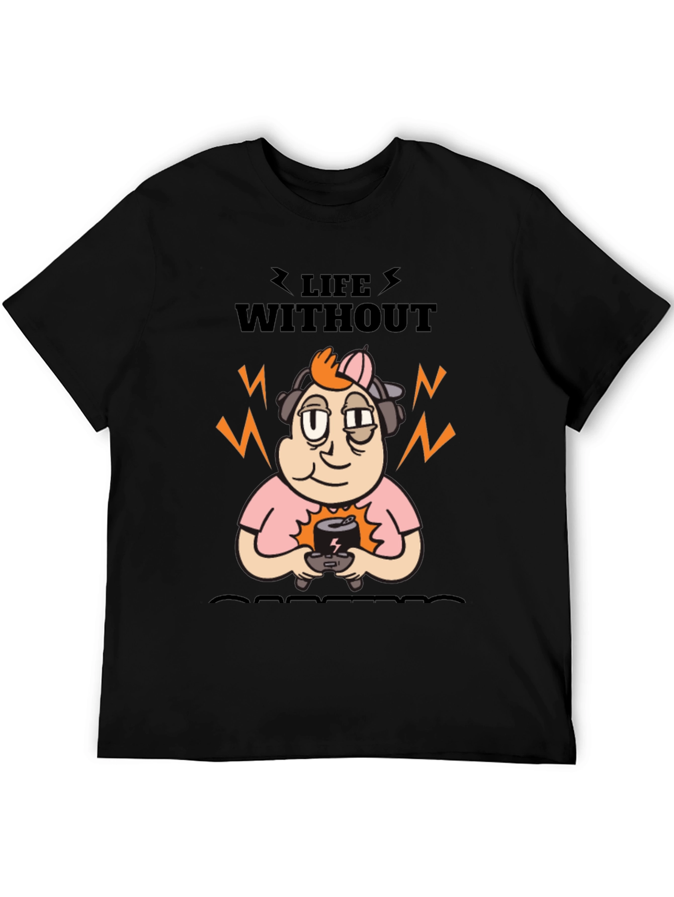 Life Without Gaming T-Shirt - Black