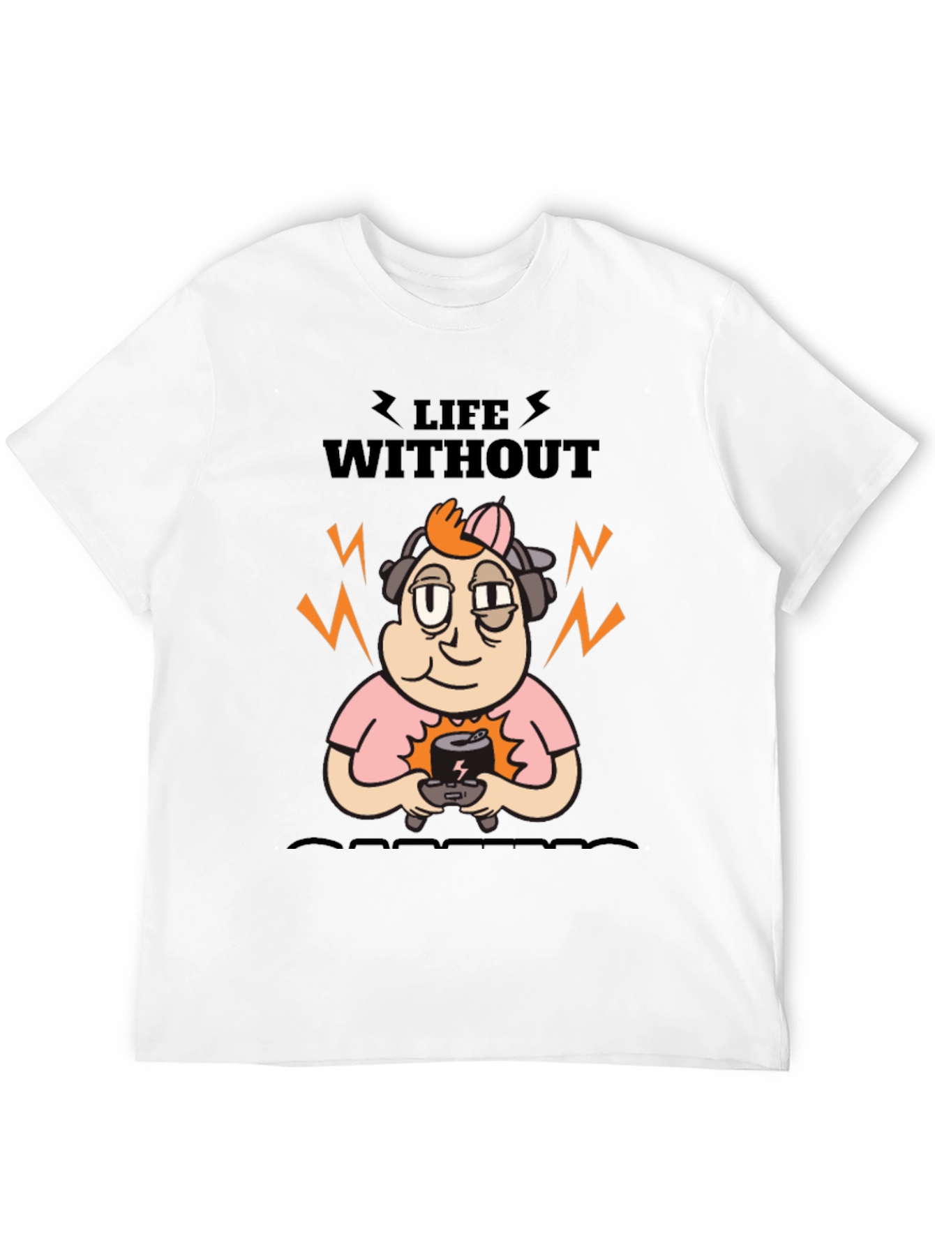 Life Without Gaming T-Shirt - Black