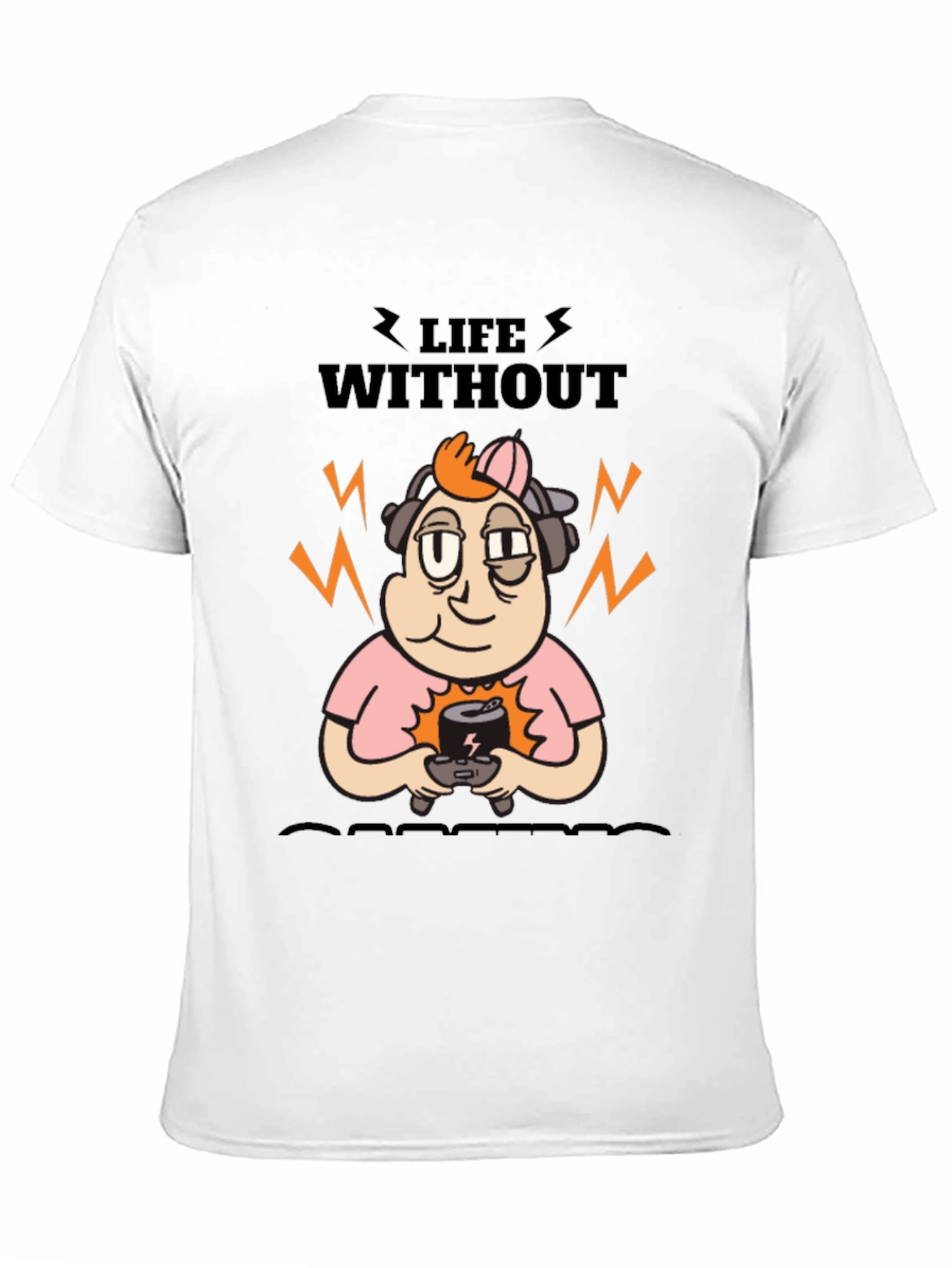 Life Without Gaming T-Shirt - Black