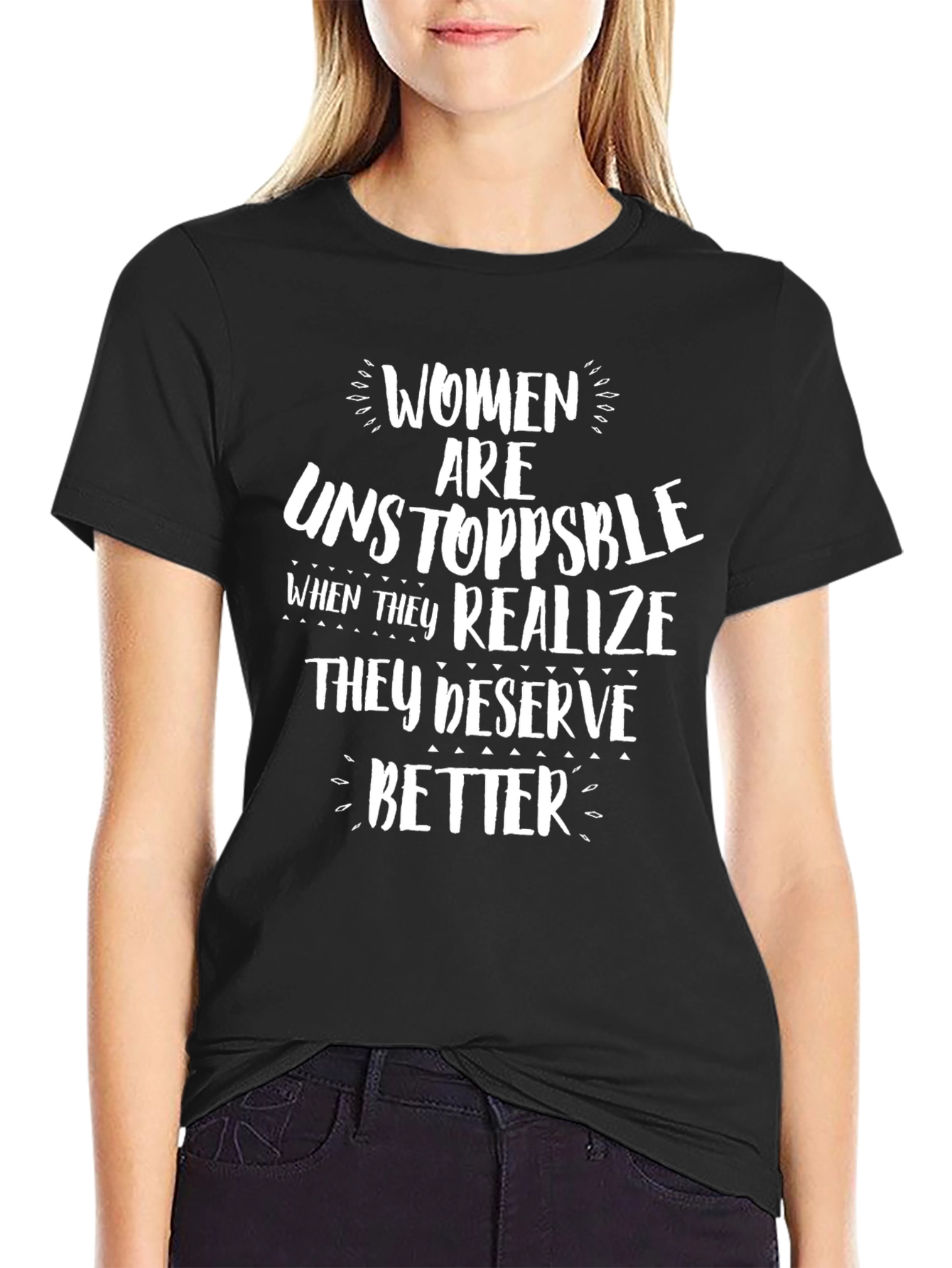 Empowering Womens Graphic Tee - Unstoppable