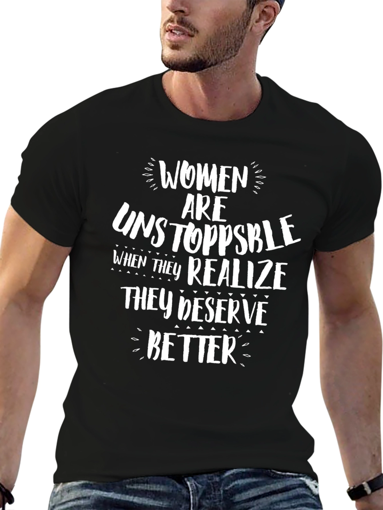 Empowering Womens Graphic Tee - Unstoppable