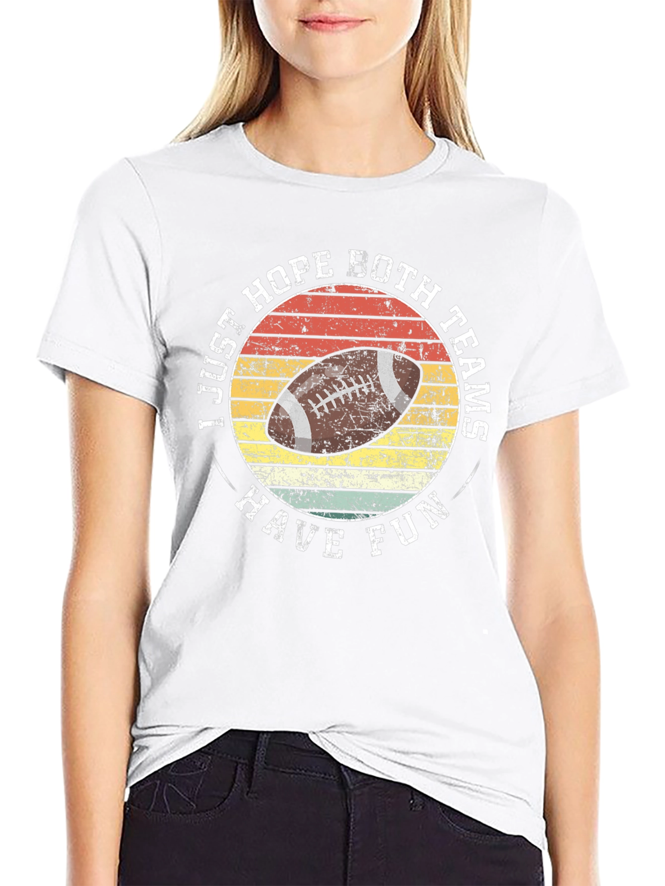 Retro Football T-Shirt - Hope Both Teams Have Fun!
