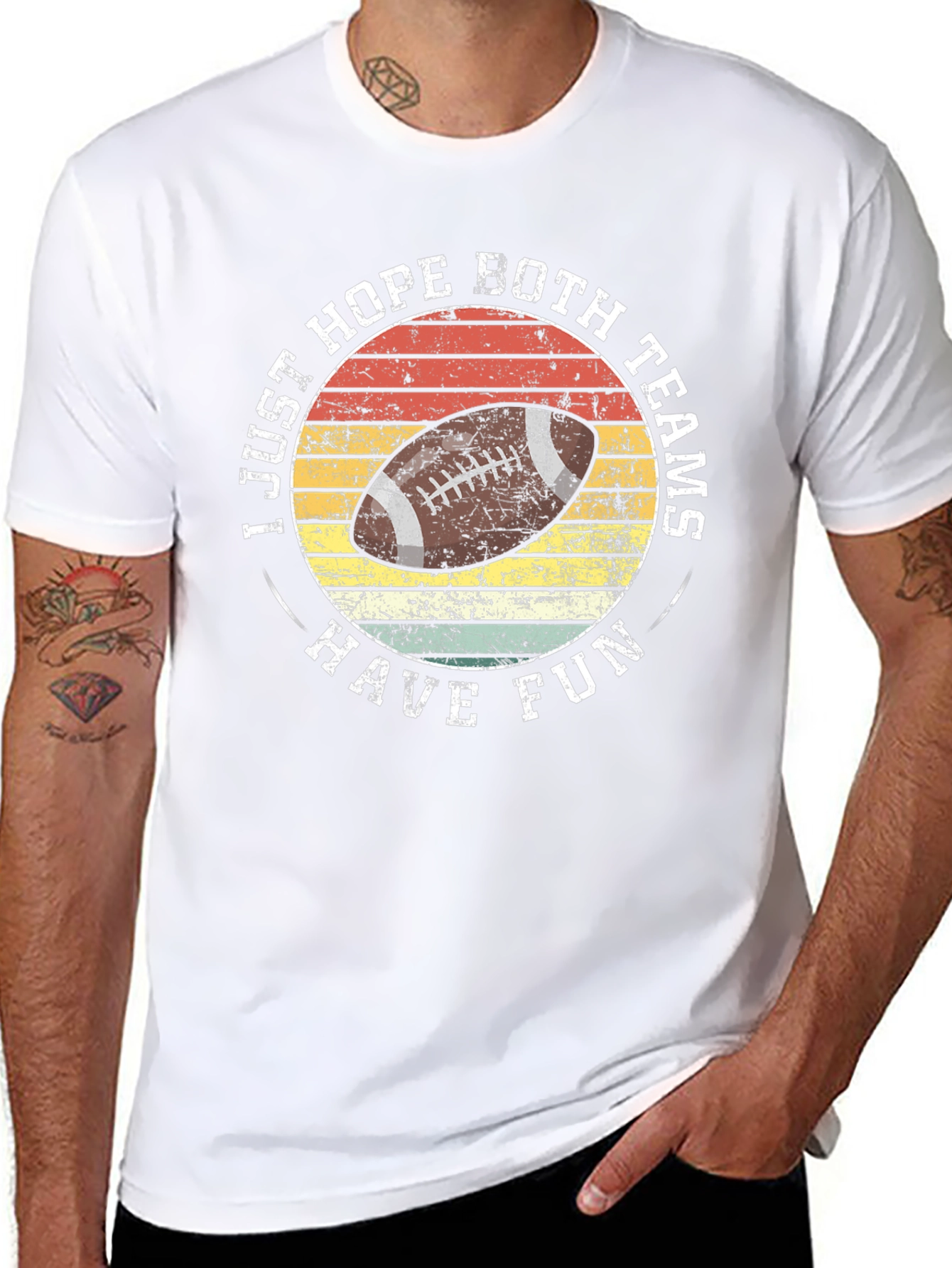Retro Football T-Shirt - Hope Both Teams Have Fun!