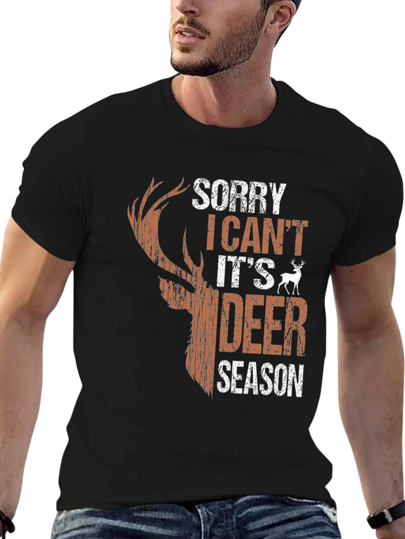 Sorry I Cant Its Deer Season Graphic Tee