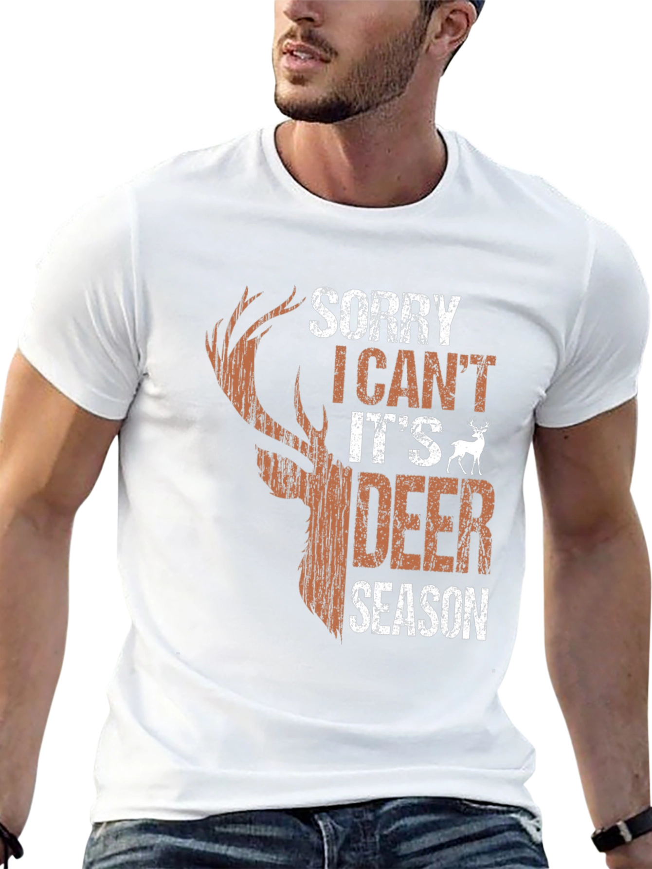 Sorry I Cant Its Deer Season Graphic Tee