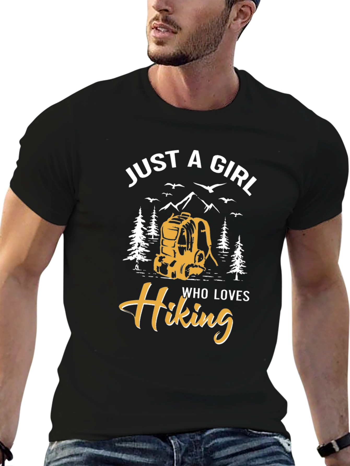 Just a Girl Who Loves Hiking T-Shirt