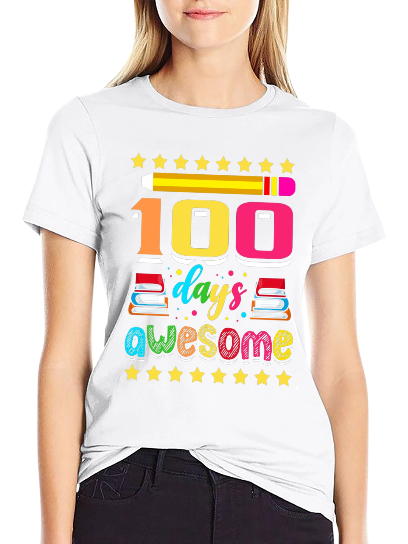 100 Days of Awesome Graphic Tee