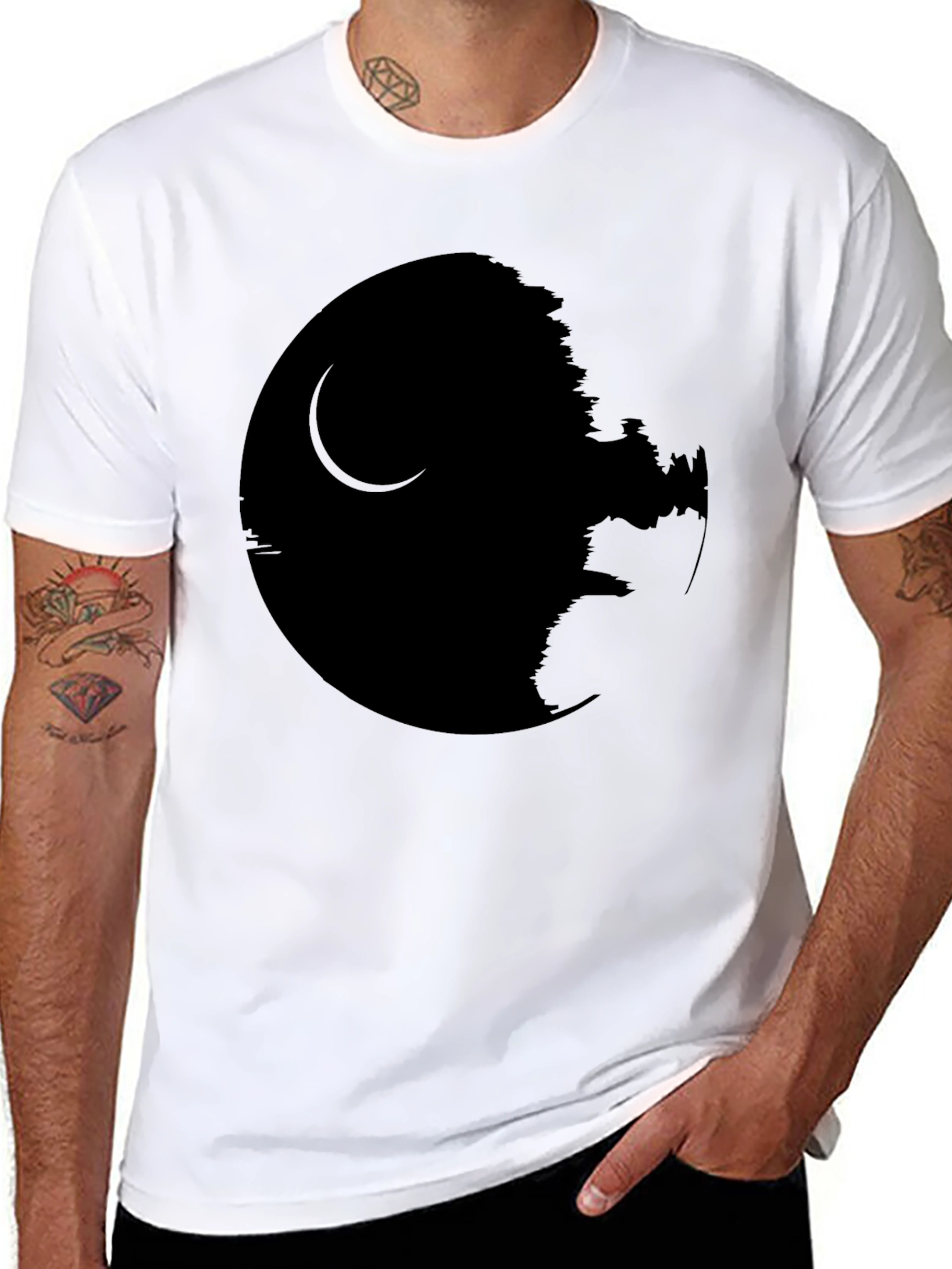 Death Star T-Shirt - Sci-Fi Graphic Tee