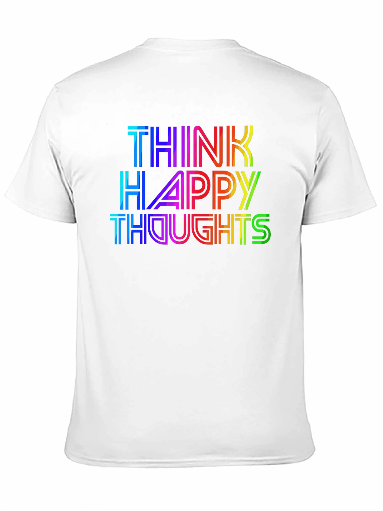 Think Happy Thoughts Rainbow T-Shirt