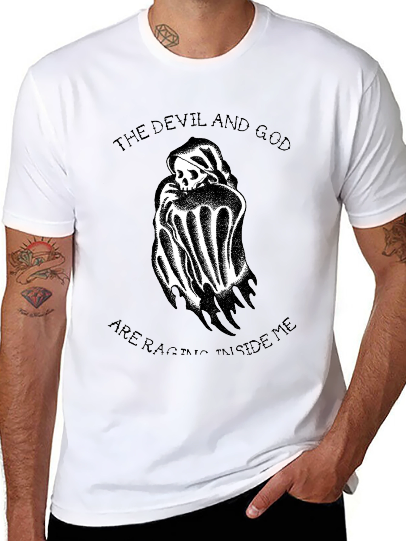 The Devil and God Inside Me Graphic Tee