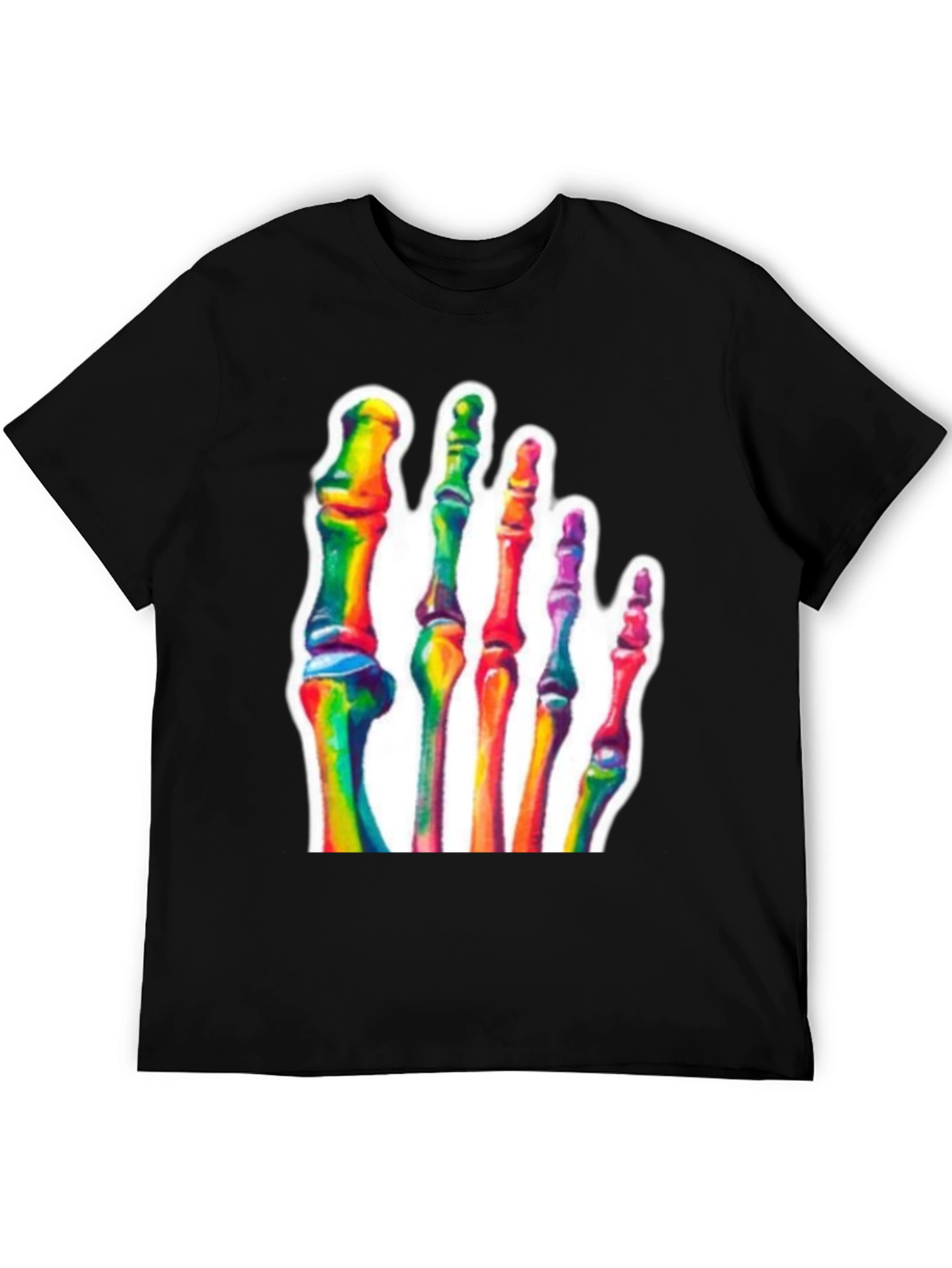 Rainbow Foot Bones T-Shirt