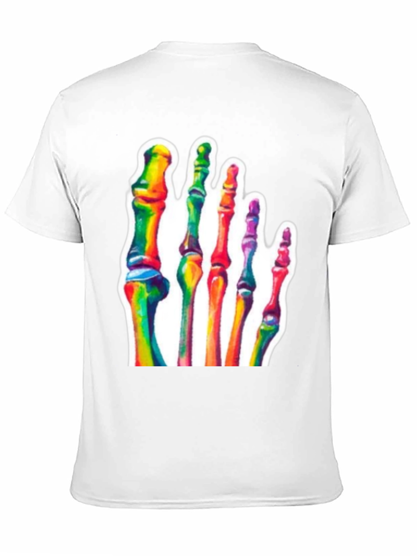 Rainbow Foot Bones T-Shirt