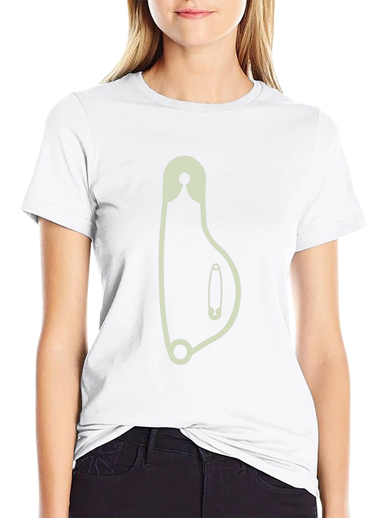 Safety Pin Pregnancy Announcement T-Shirt