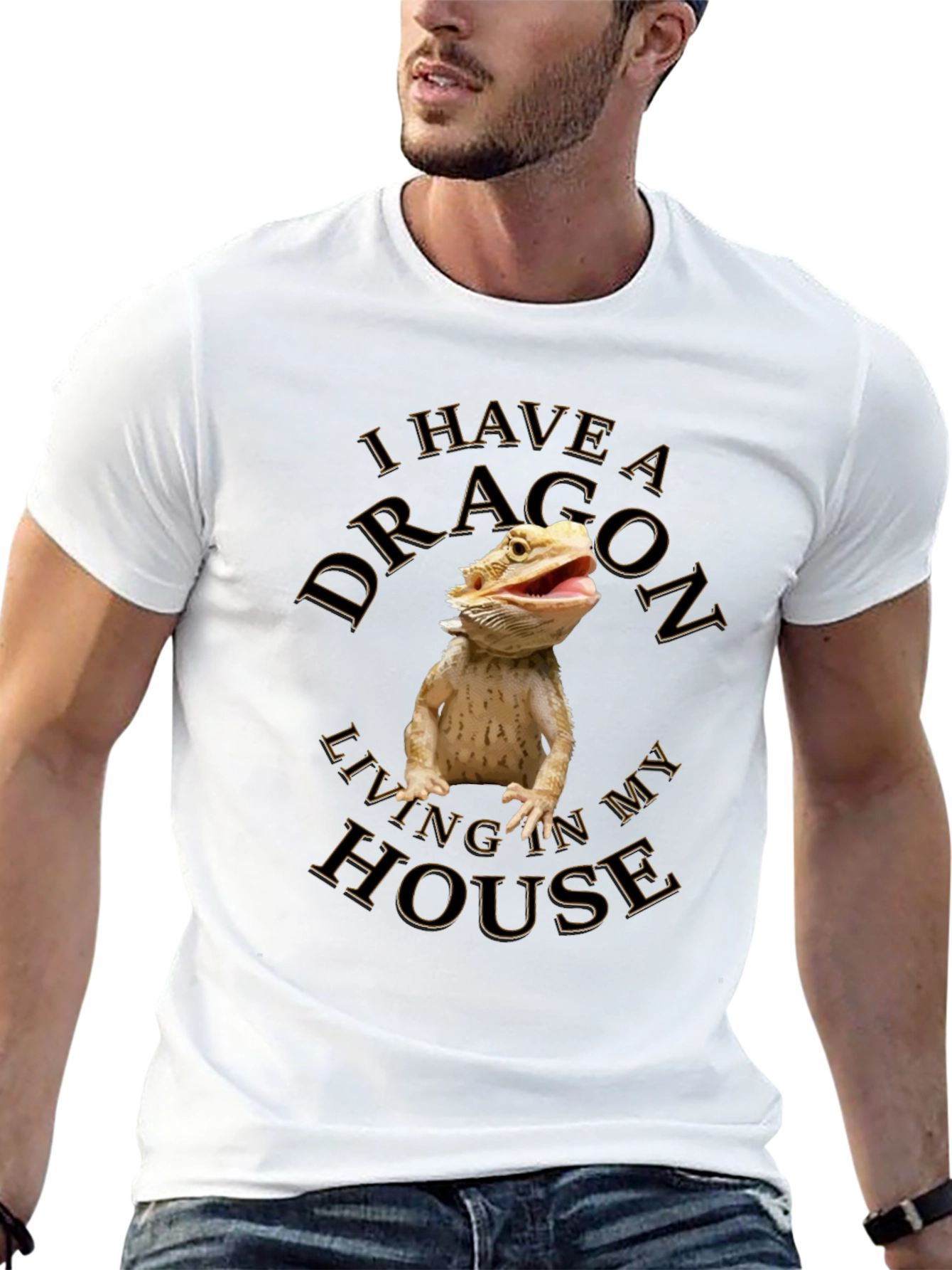 Dragon House T-Shirt - Bearded Dragon Pet Tee