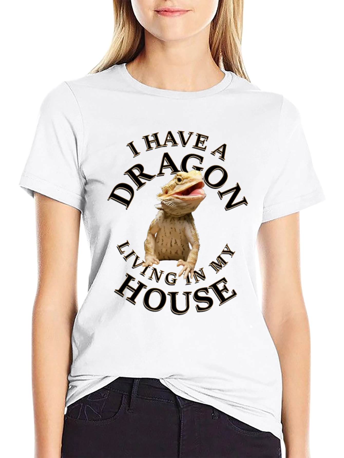 Dragon House T-Shirt - Bearded Dragon Pet Tee