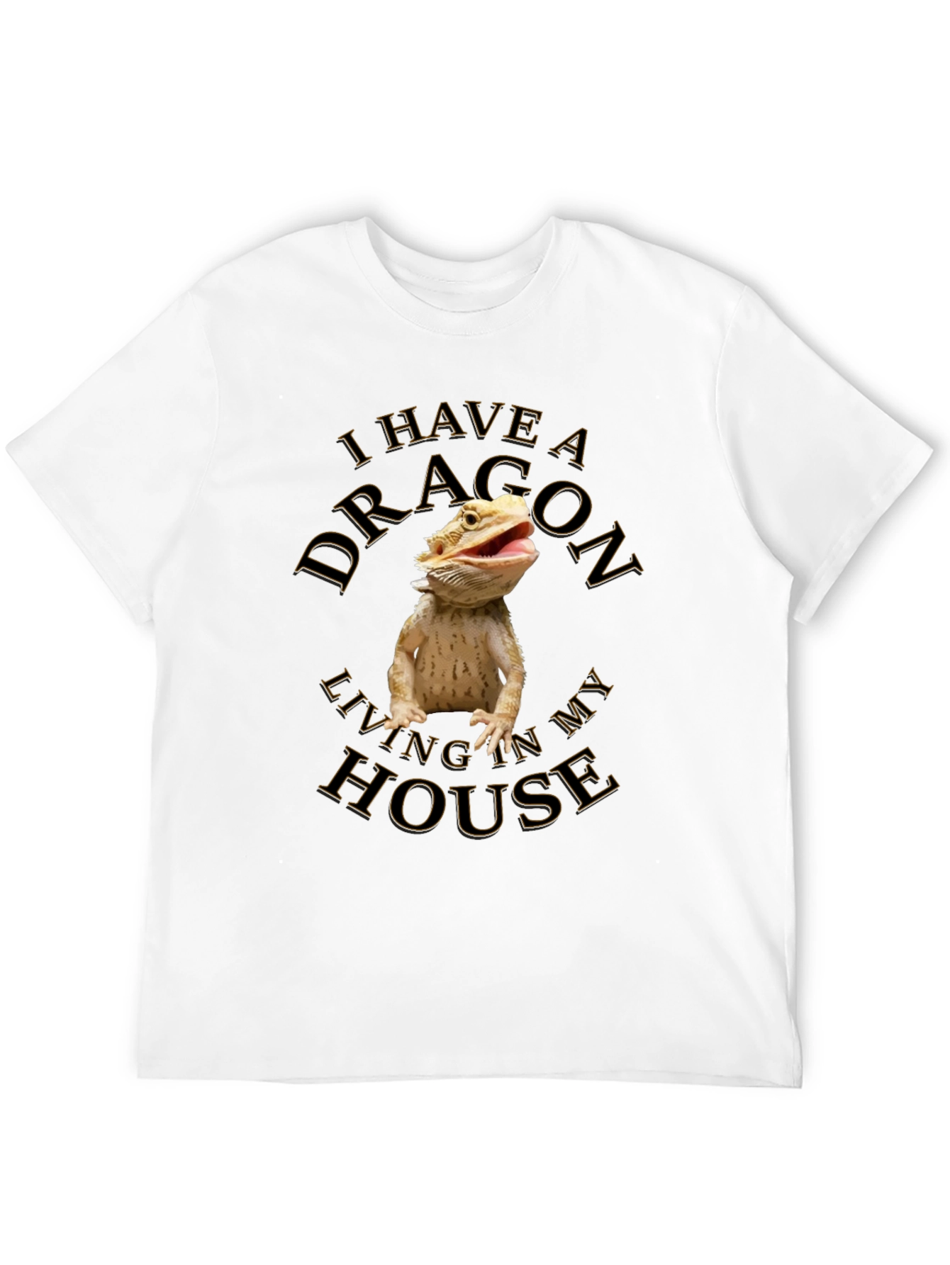 Dragon House T-Shirt - Bearded Dragon Pet Tee