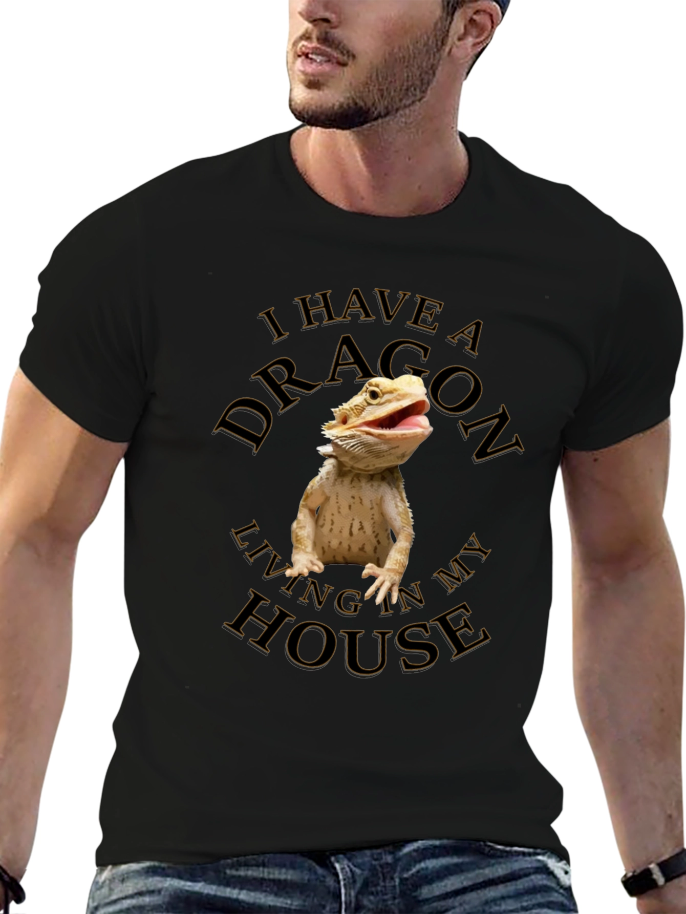 Dragon House T-Shirt - Bearded Dragon Pet Tee