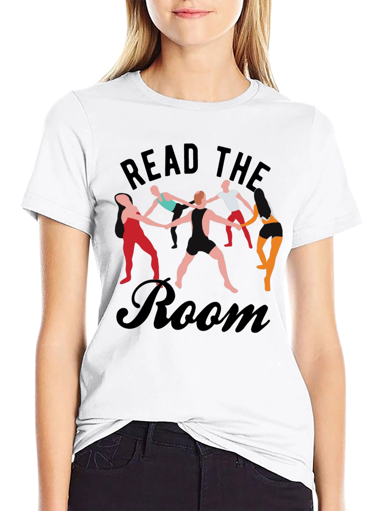 Read the Room Graphic Tee - Crew Neck